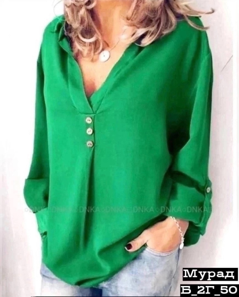 Блузка зеленая купить в Интернет-магазине Садовод База - цена 400 руб Садовод интернет-каталог