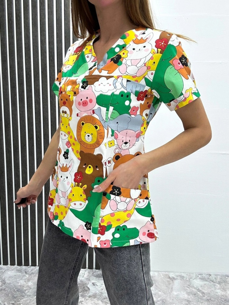 блузка разноцветныйая купить в Интернет-магазине Садовод База - цена 999 руб Садовод интернет-каталог