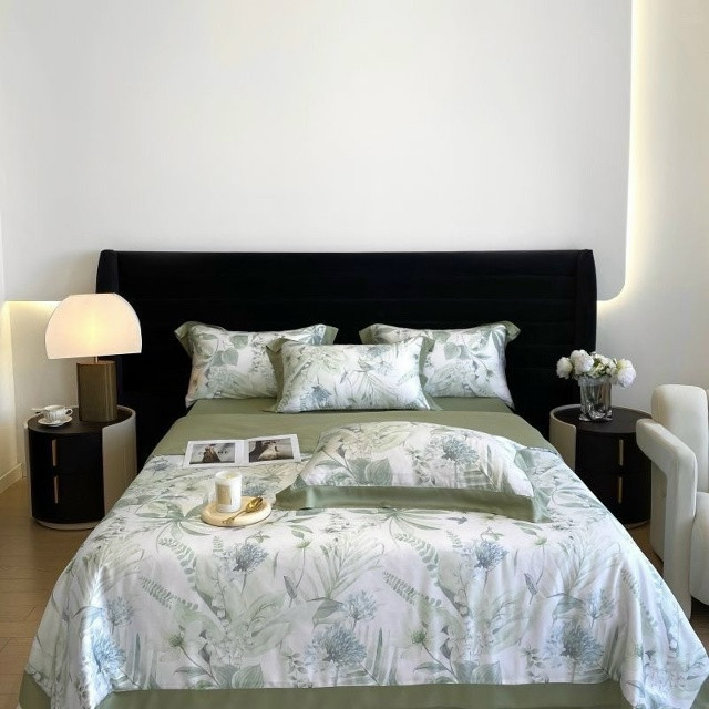 Комплект постельного белья тенсель с мережко с  готовым одеялом купить в Интернет-магазине Садовод База - цена 5000 руб Садовод интернет-каталог