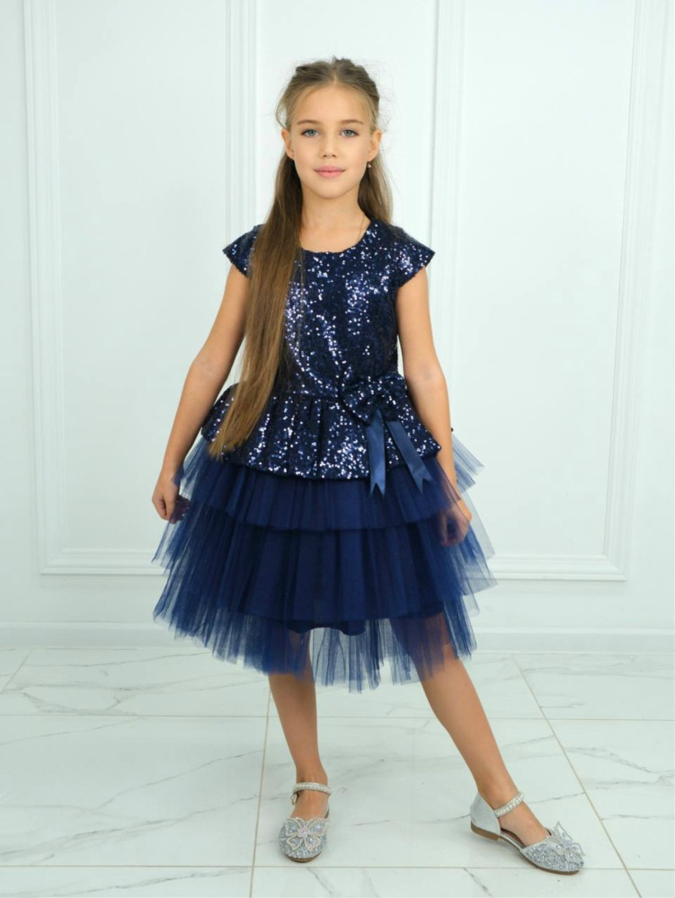 Платье синее купить в Интернет-магазине Садовод База - цена 1499 руб Садовод интернет-каталог