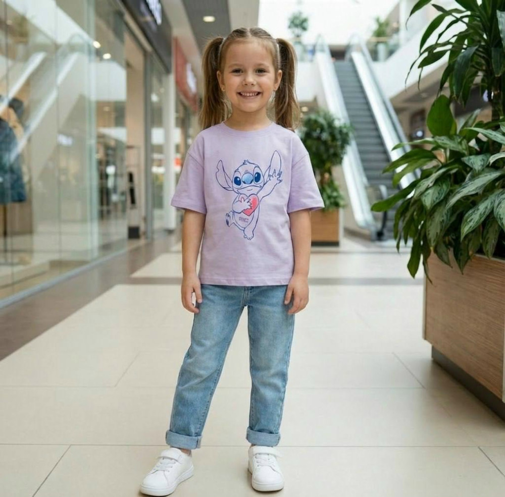 Детская футболка сиреневая купить в Интернет-магазине Садовод База - цена 750 руб Садовод интернет-каталог