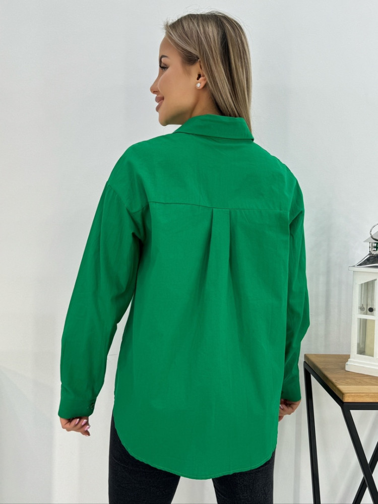 Женская рубашка зеленая купить в Интернет-магазине Садовод База - цена 600 руб Садовод интернет-каталог