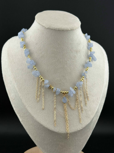 🫐Колье с голубым кварцем САДОВОД официальный интернет-каталог