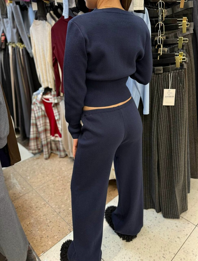 Женский костюм синий купить в Интернет-магазине Садовод База - цена 1700 руб Садовод интернет-каталог