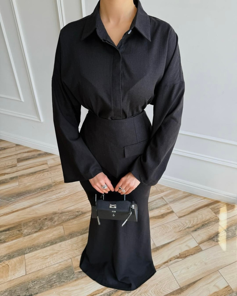 костюм черный купить в Интернет-магазине Садовод База - цена 2800 руб Садовод интернет-каталог