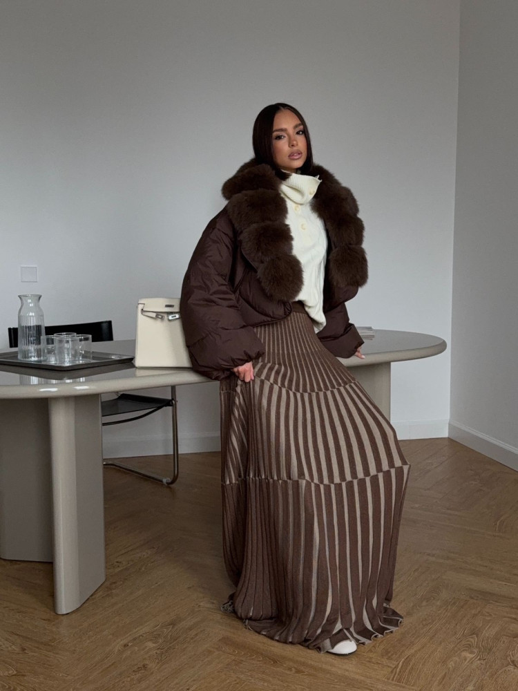 Юбка коричневая купить в Интернет-магазине Садовод База - цена 3500 руб Садовод интернет-каталог