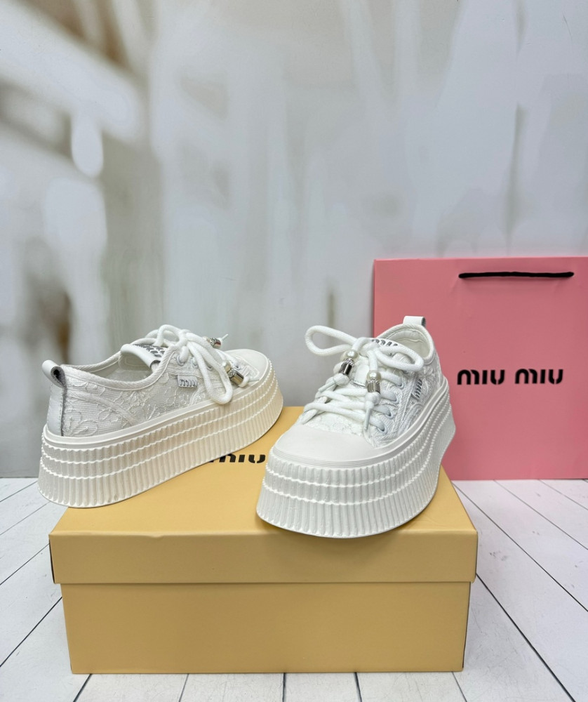 😍КЕДЫ  MIU MIU😍 купить в Интернет-магазине Садовод База - цена 4000 руб Садовод интернет-каталог