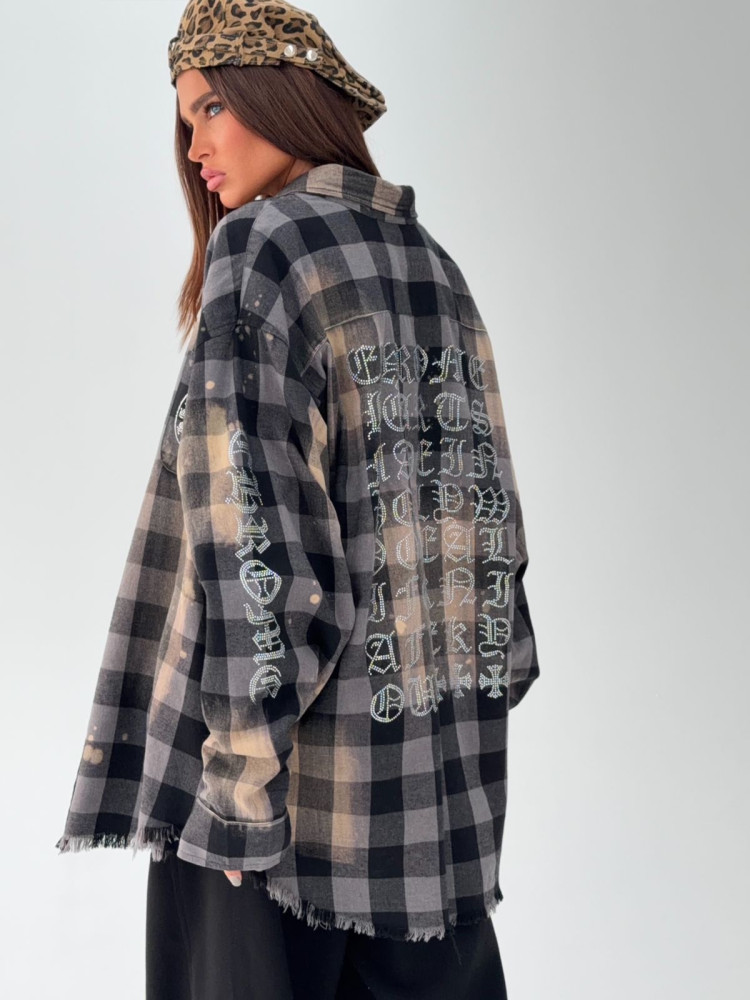 Женская рубашка темно-серая купить в Интернет-магазине Садовод База - цена 3800 руб Садовод интернет-каталог