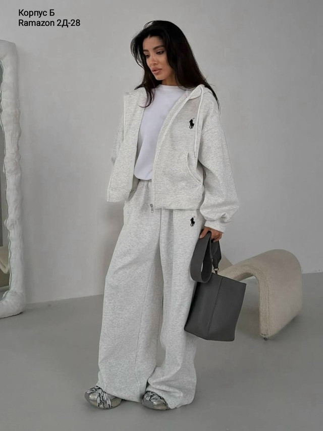 Спортивный женский костюм светло-серый купить в Интернет-магазине Садовод База - цена 1900 руб Садовод интернет-каталог