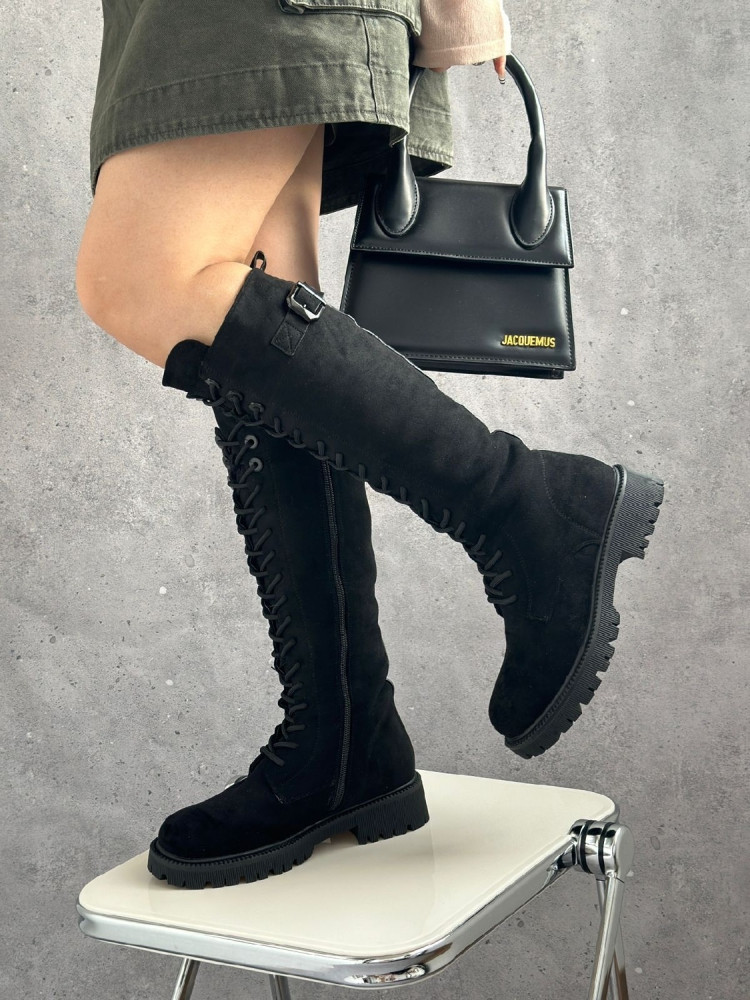 Cапоги женские черные купить в Интернет-магазине Садовод База - цена 600 руб Садовод интернет-каталог