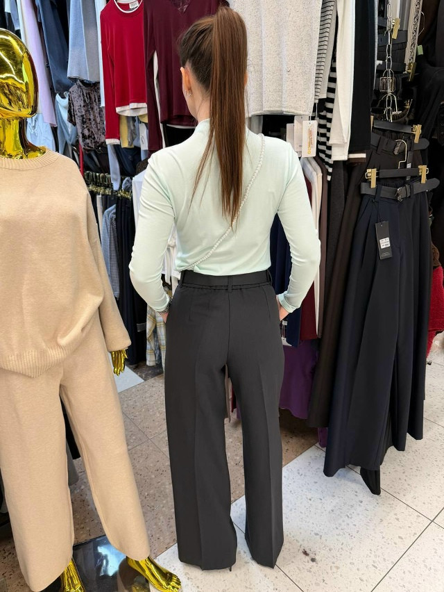 Женские брюки серые купить в Интернет-магазине Садовод База - цена 1400 руб Садовод интернет-каталог