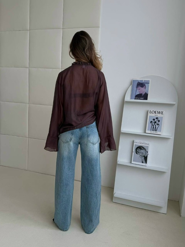 Блузка коричневая купить в Интернет-магазине Садовод База - цена 1500 руб Садовод интернет-каталог