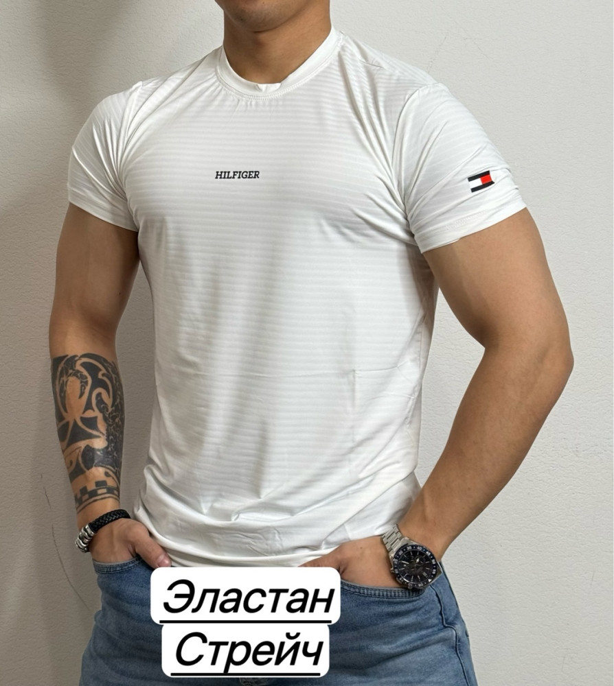 Футболка для мужчин, эластан купить в Интернет-магазине Садовод База - цена 400 руб Садовод интернет-каталог