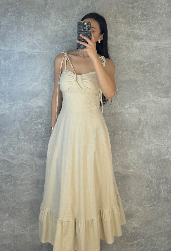 Платье из льна купить в Интернет-магазине Садовод База - цена 1700 руб Садовод интернет-каталог