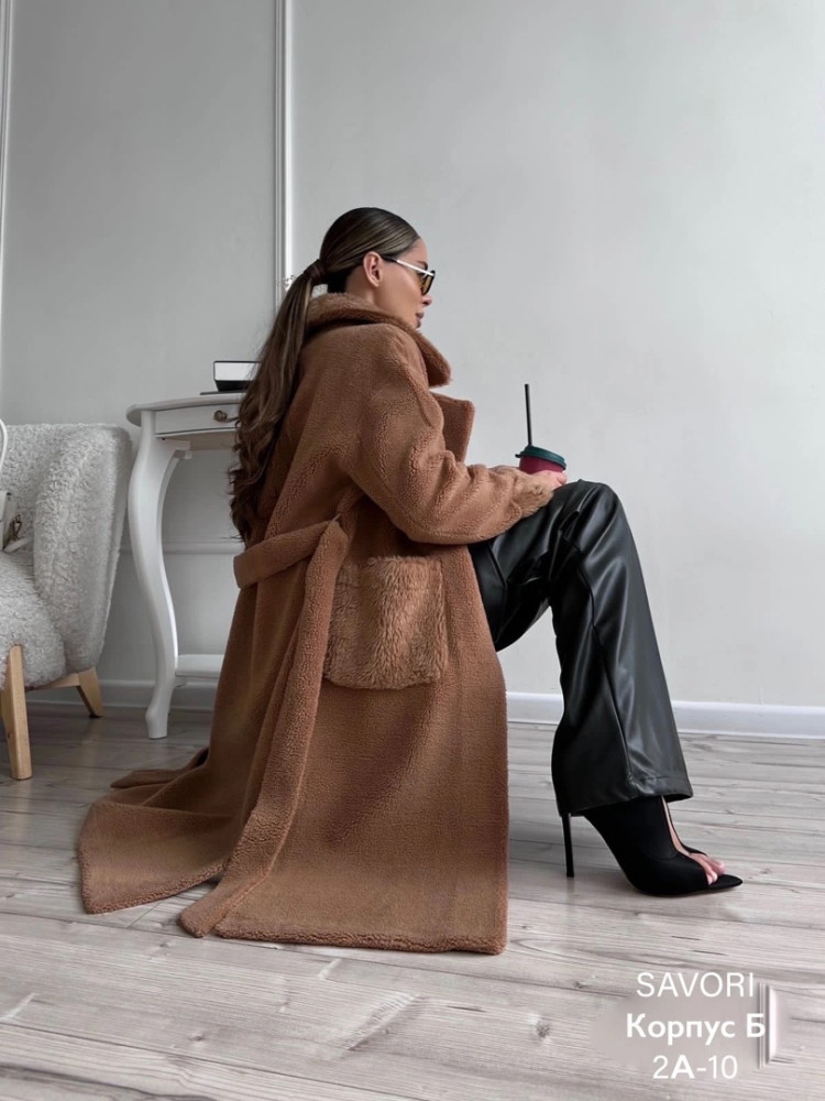 Женское пальто коричневое купить в Интернет-магазине Садовод База - цена 2100 руб Садовод интернет-каталог