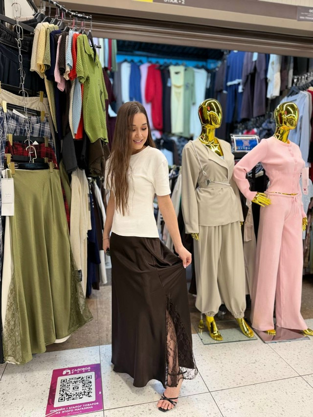 Юбка коричневая купить в Интернет-магазине Садовод База - цена 1300 руб Садовод интернет-каталог