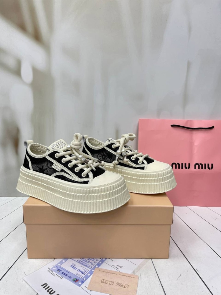 😍КЕДЫ  MIU MIU😍 купить в Интернет-магазине Садовод База - цена 4000 руб Садовод интернет-каталог