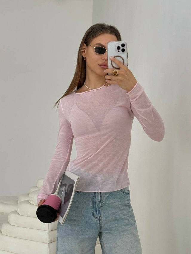 Лонгслив розовый купить в Интернет-магазине Садовод База - цена 1100 руб Садовод интернет-каталог