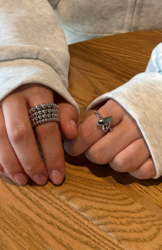 Массивное кольцо с шарами САДОВОД официальный интернет-каталог