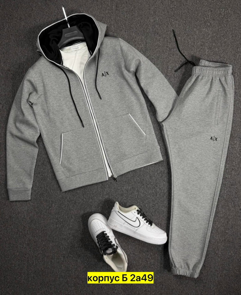 Спортивный костюм для мужчин, хлопок