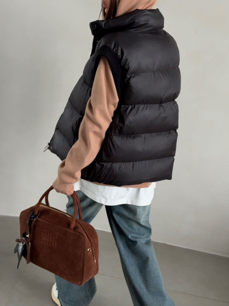 Жилетка женская черная купить в Интернет-магазине Садовод База - цена 3300 руб Садовод интернет-каталог