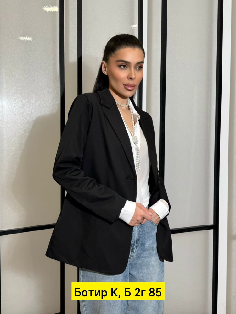 Женский пиджак черный купить в Интернет-магазине Садовод База - цена 1000 руб Садовод интернет-каталог