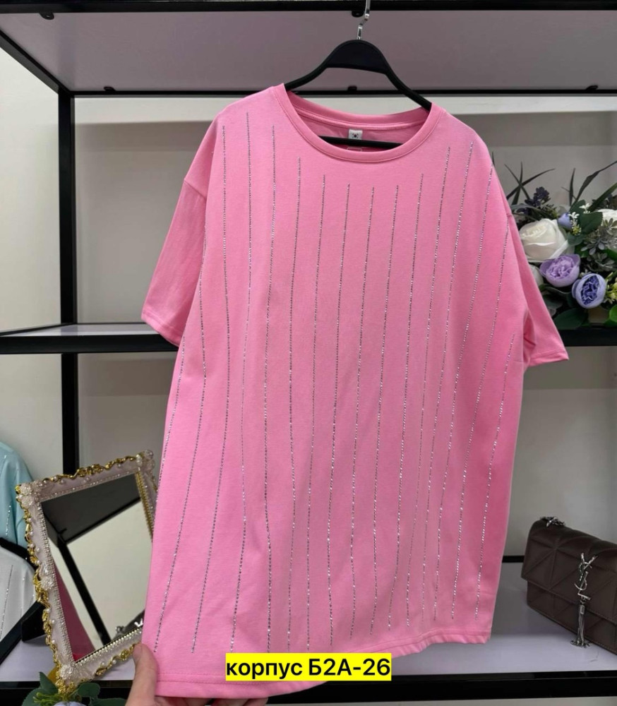 Женская футболка розовая купить в Интернет-магазине Садовод База - цена 900 руб Садовод интернет-каталог