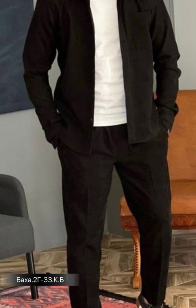 Мужской костюм черный купить в Интернет-магазине Садовод База - цена 1200 руб Садовод интернет-каталог