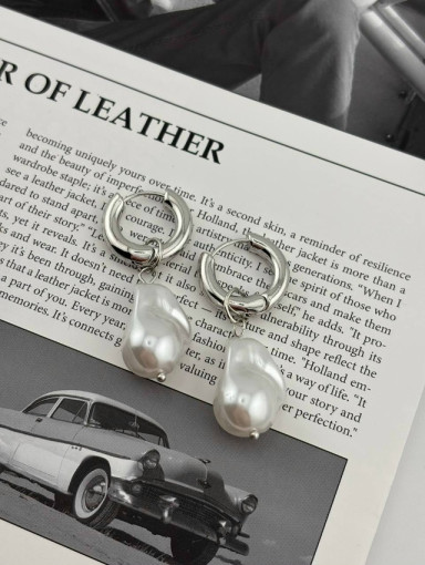 🕊️ Серьги трансформеры с имитацией жемчуга САДОВОД официальный интернет-каталог