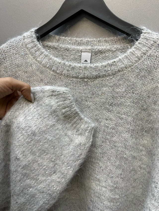 Свитер женский серый купить в Интернет-магазине Садовод База - цена 1250 руб Садовод интернет-каталог