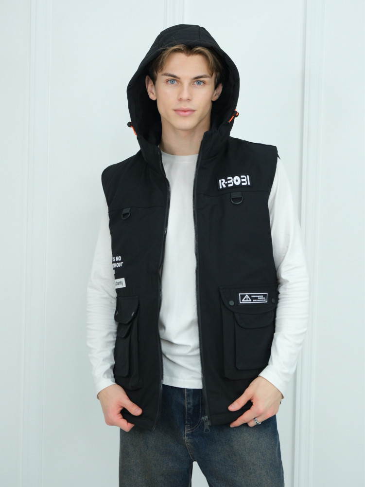 Жилетка черная купить в Интернет-магазине Садовод База - цена 899 руб Садовод интернет-каталог