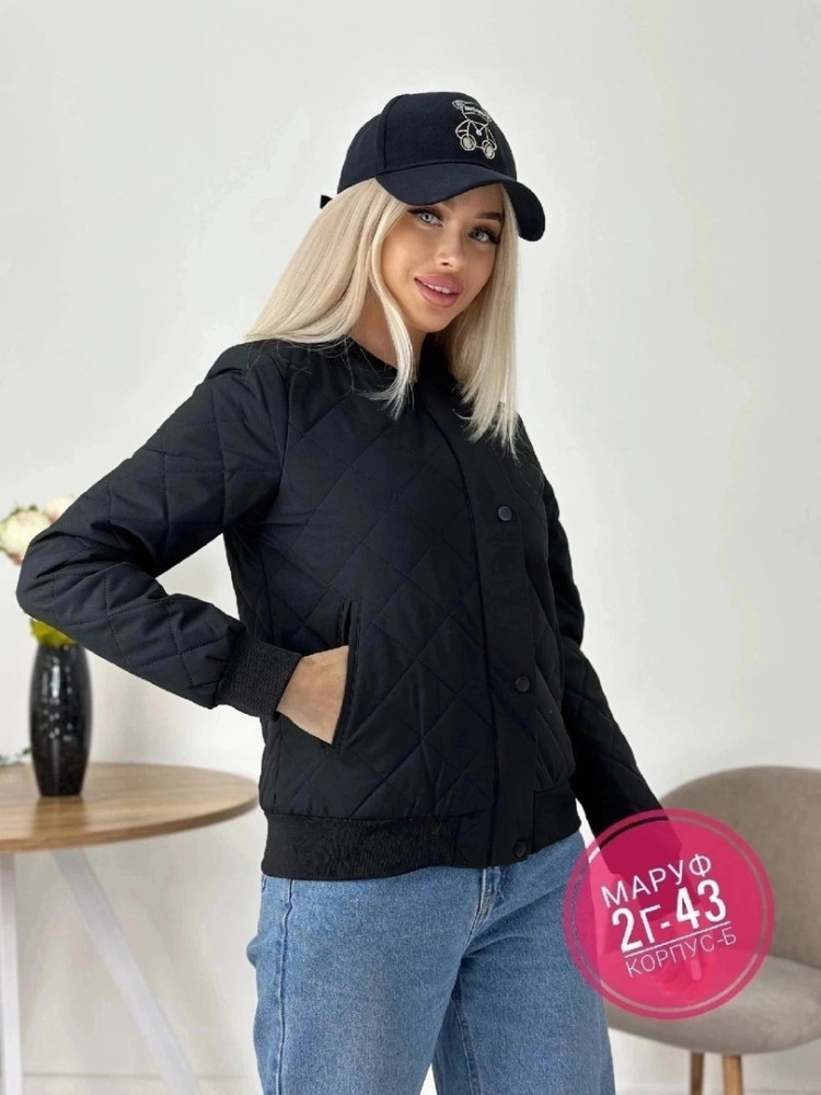 Куртка женская черная купить в Интернет-магазине Садовод База - цена 850 руб Садовод интернет-каталог