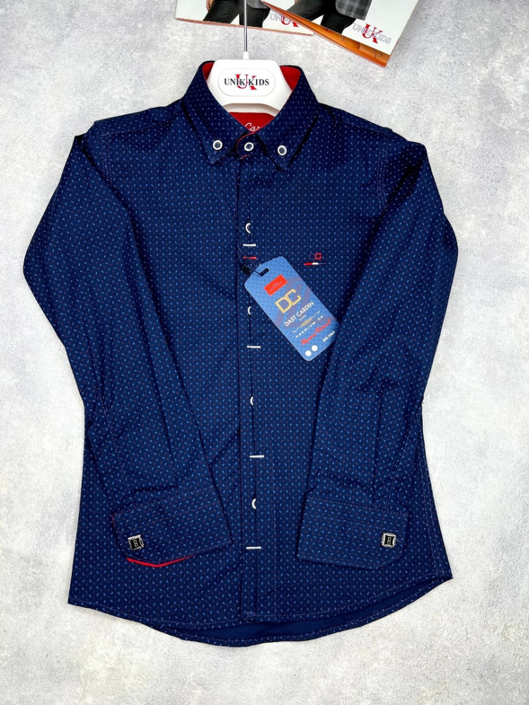 Детская рубашка темно-синяя купить в Интернет-магазине Садовод База - цена 350 руб Садовод интернет-каталог