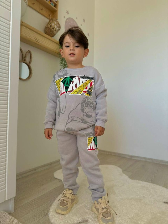 Детский костюм серый купить в Интернет-магазине Садовод База - цена 1199 руб Садовод интернет-каталог