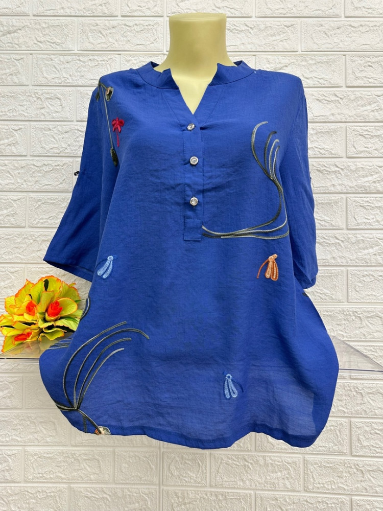 Блузка синяя купить в Интернет-магазине Садовод База - цена 750 руб Садовод интернет-каталог