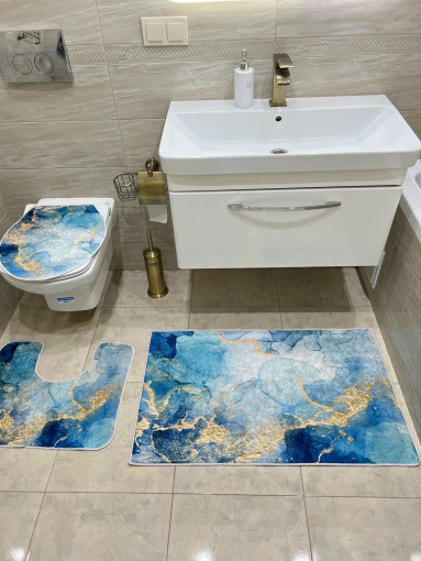 Набор ковриков в ванну 3 предметов САДОВОД официальный интернет-каталог