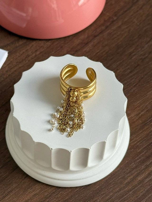 🤍 Кольцо с кисточкой купить в Интернет-магазине Садовод База - цена 400 руб Садовод интернет-каталог