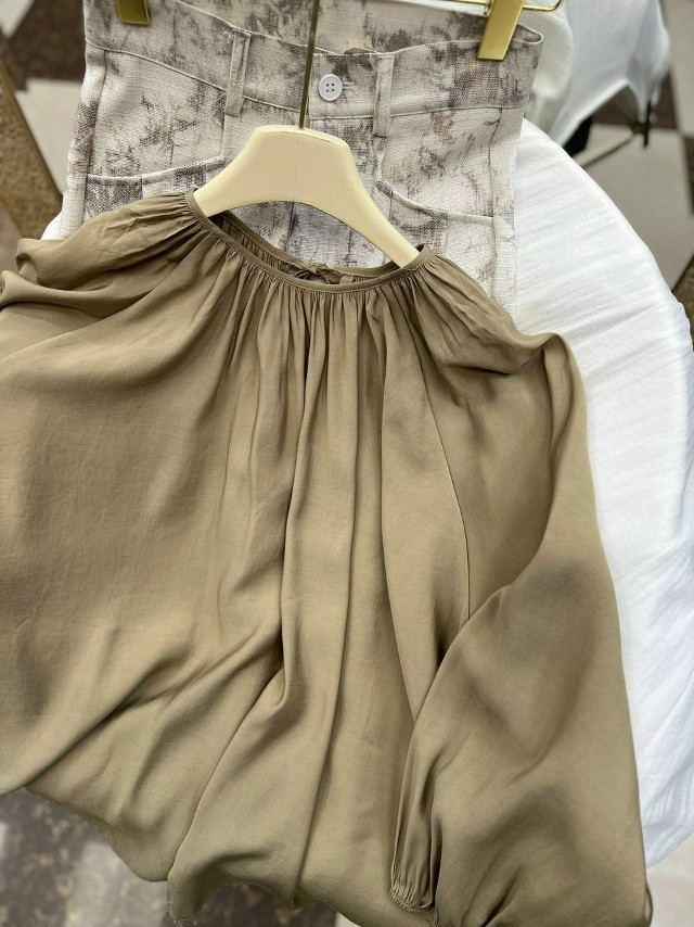 блузка хаки купить в Интернет-магазине Садовод База - цена 1400 руб Садовод интернет-каталог