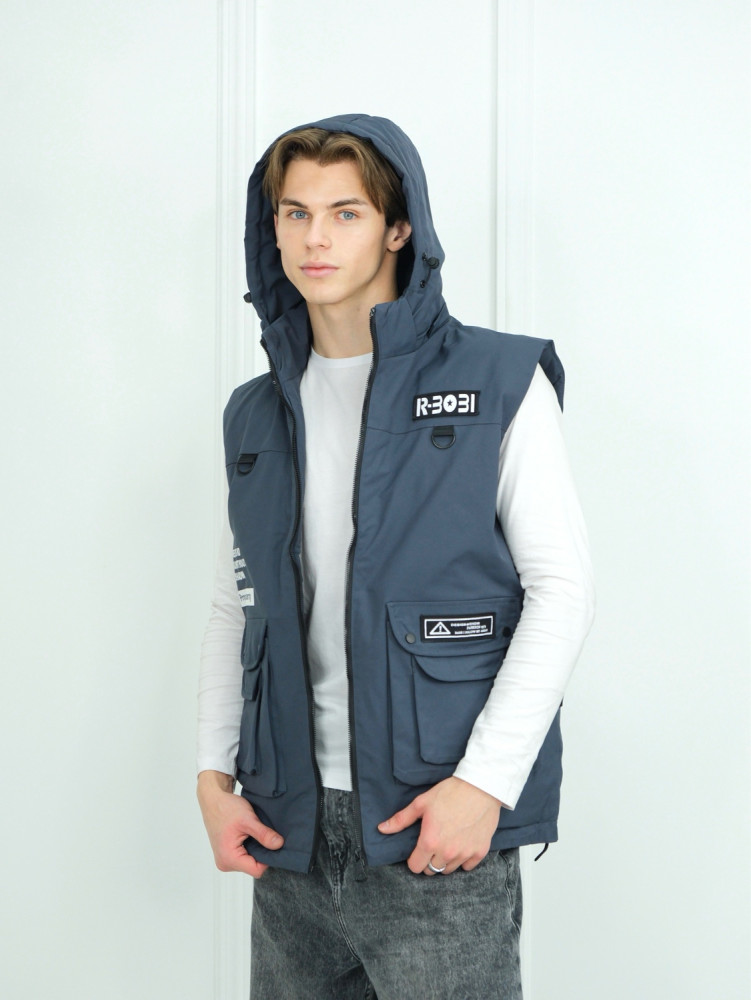 Жилетка серая купить в Интернет-магазине Садовод База - цена 899 руб Садовод интернет-каталог