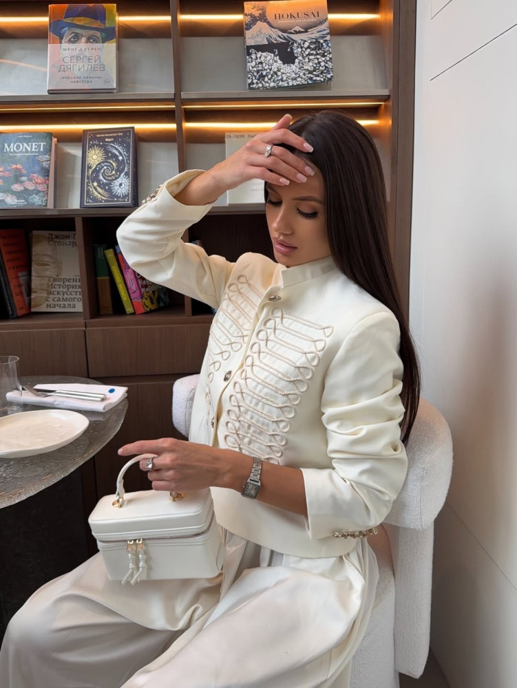 Женский пиджак белый купить в Интернет-магазине Садовод База - цена 2700 руб Садовод интернет-каталог