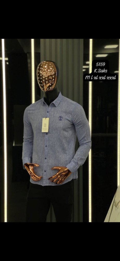 Мужская рубашка голубая купить в Интернет-магазине Садовод База - цена 2400 руб Садовод интернет-каталог