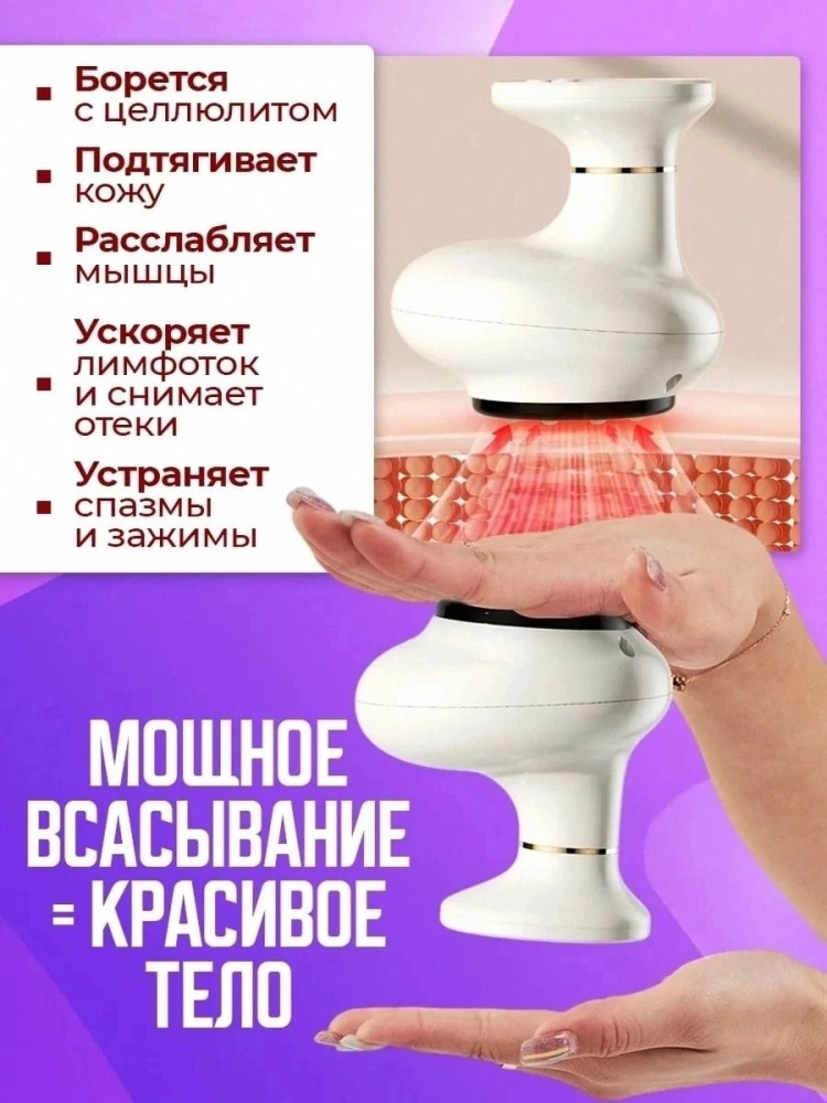 Вакуумный антицеллюлитный массажер купить в Интернет-магазине Садовод База - цена 440 руб Садовод интернет-каталог