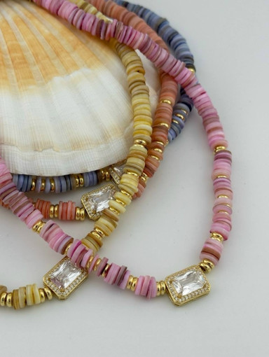 💗Колье из натурального ракушечника «Ариэль» САДОВОД официальный интернет-каталог