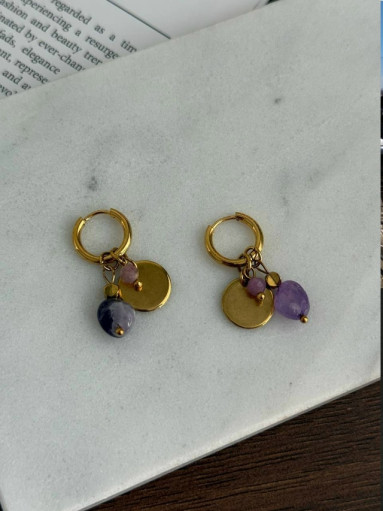 🪩Серьги с аметистом САДОВОД официальный интернет-каталог