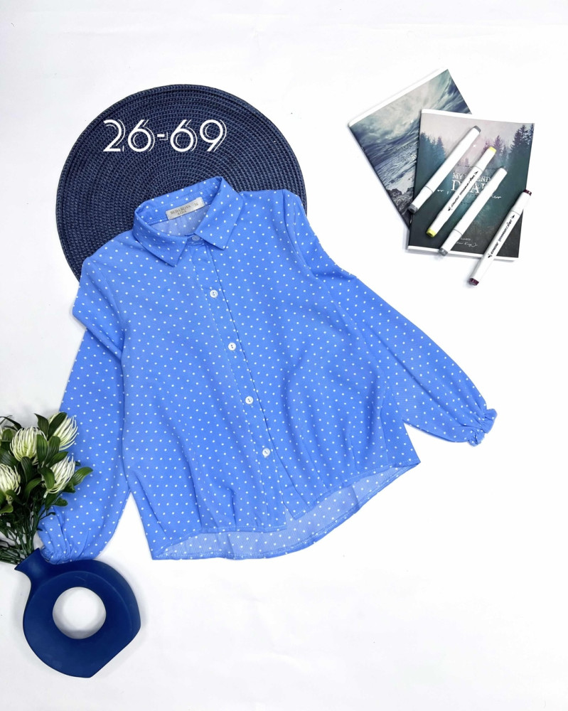 Блузка голубая купить в Интернет-магазине Садовод База - цена 600 руб Садовод интернет-каталог