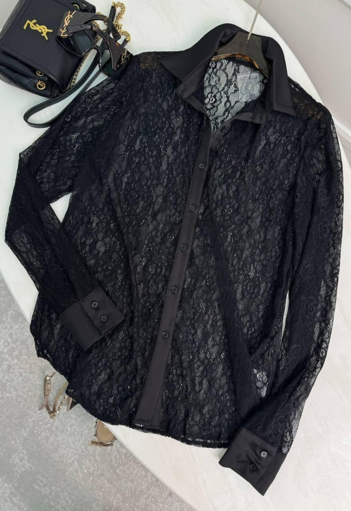 блузка черная купить в Интернет-магазине Садовод База - цена 1700 руб Садовод интернет-каталог