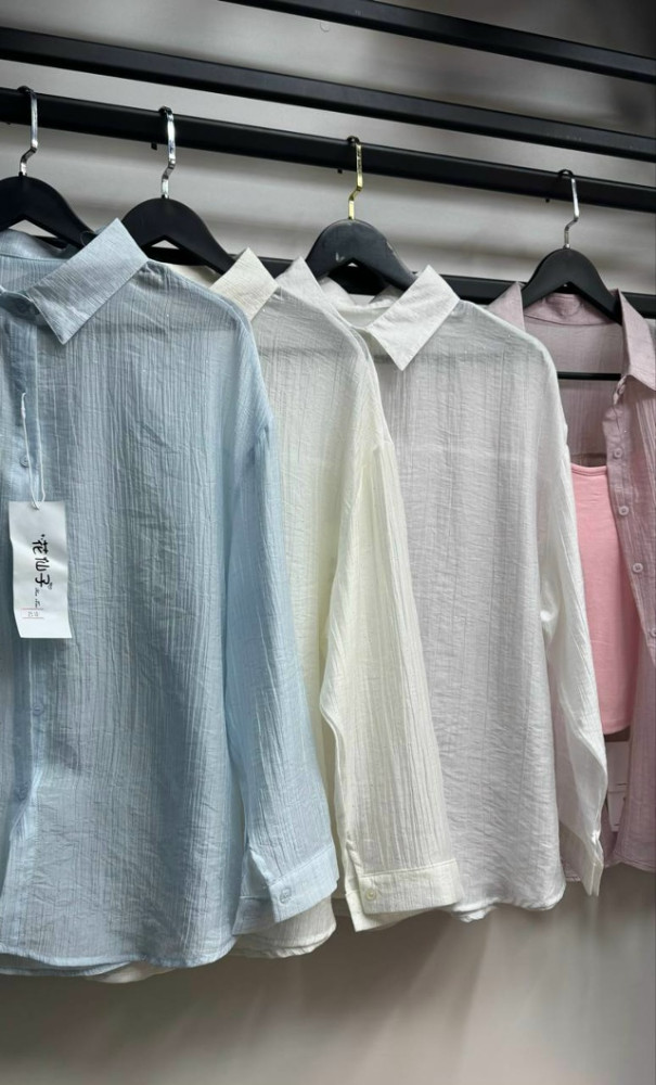 Женская рубашка молочная купить в Интернет-магазине Садовод База - цена 900 руб Садовод интернет-каталог