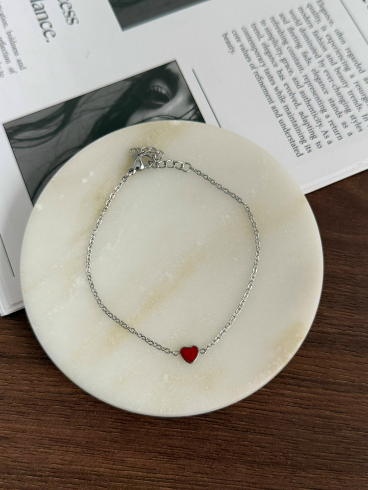 ⚜️браслет с алым сердцем купить в Интернет-магазине Садовод База - цена 200 руб Садовод интернет-каталог