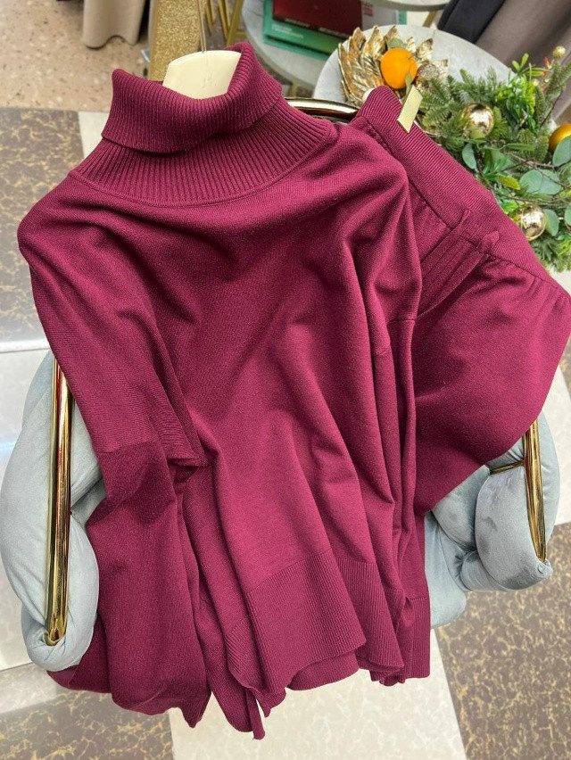 Женский костюм бордовый купить в Интернет-магазине Садовод База - цена 2500 руб Садовод интернет-каталог