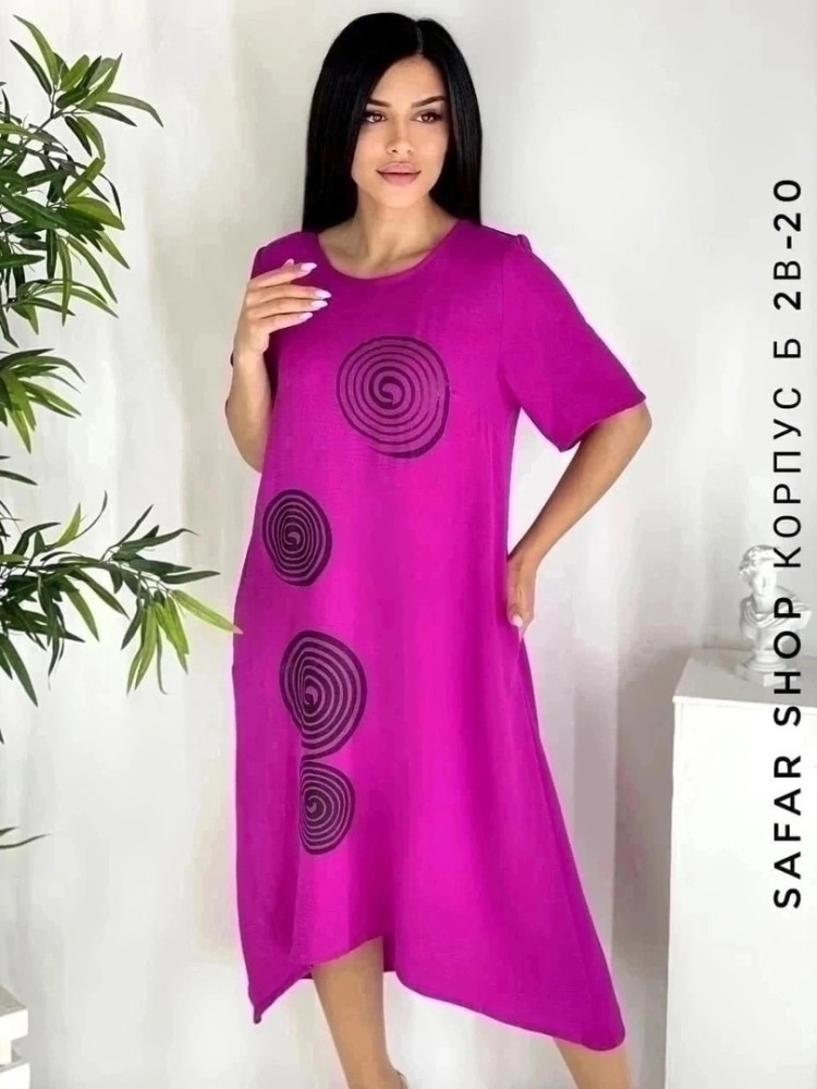 Обалденное летнее свободное платье, на любой тип фигуры.Ткань: Сингапур купить в Интернет-магазине Садовод База - цена 750 руб Садовод интернет-каталог